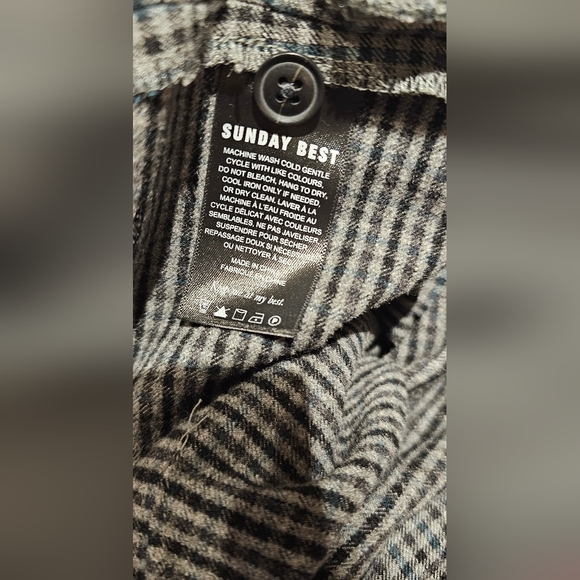 Aritzia Sunday best freshman plaid High-Rise Rise Pants Size 2 - Picture 10 of 10